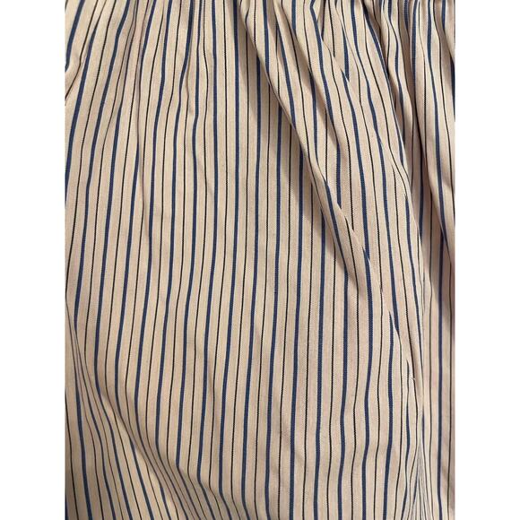 Womens Dalia Pink Blue Striped Off Shoulder Top Size Large NWT Blouse - Picture 2 of 7